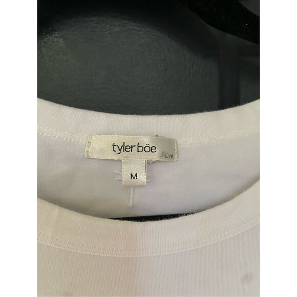 Tyler Boe Kari Puff Sleeve, White, Size Medium, MSRP $108 - Picture 9 of 15